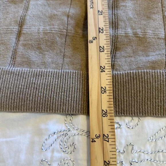 Fairway Outfitter Mens Tan Brown Knit Sleeveless Golf Sweater Vest Sz XL Cotton - Picture 10 of 10